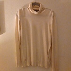 Lauren Ralph Lauren Womens Turtleneck Sweater in Cream